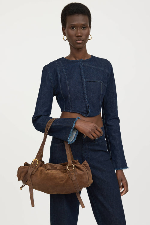 Miu MiuSuede Shoulder Bag