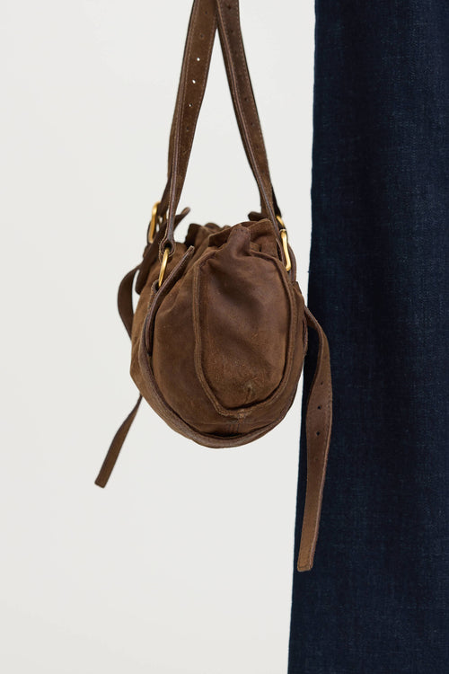 Miu MiuSuede Shoulder Bag