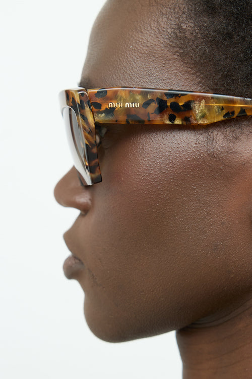 Miu Miu SMU11OS Square Rimless Sunglasses