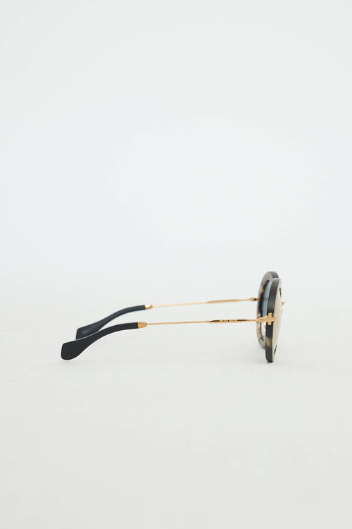 Miu Miu SMU13N Round Sunglasses