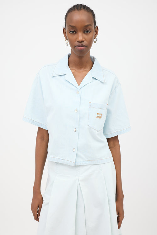 Miu Miu Chambray Denim Shirt