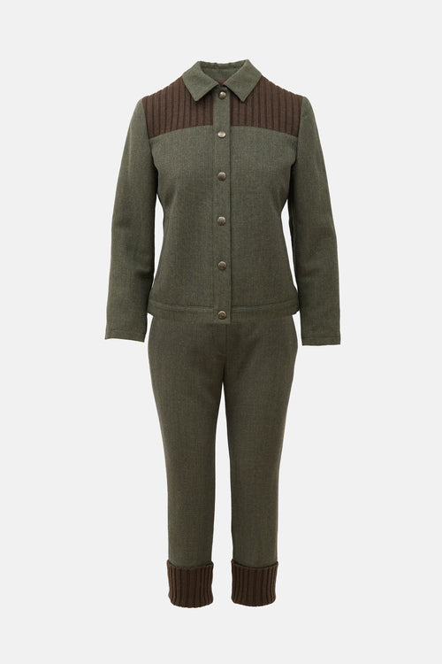 Miu Miu Fall 1999 Wool Co-Ord Set