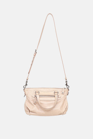 Vitello Lux Heart Charm Bag