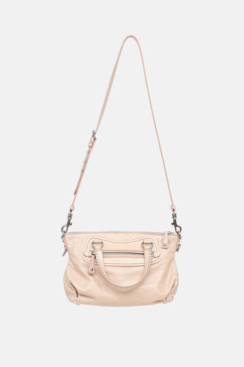 Vitello Lux Heart Charm Bag