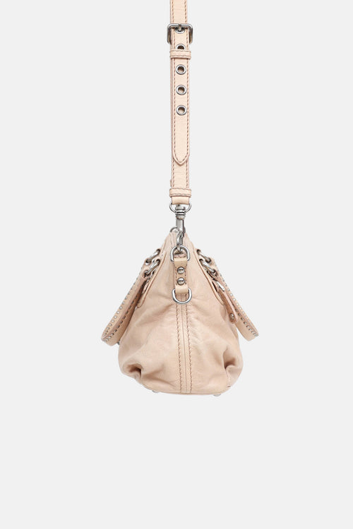 Vitello Lux Heart Charm Bag
