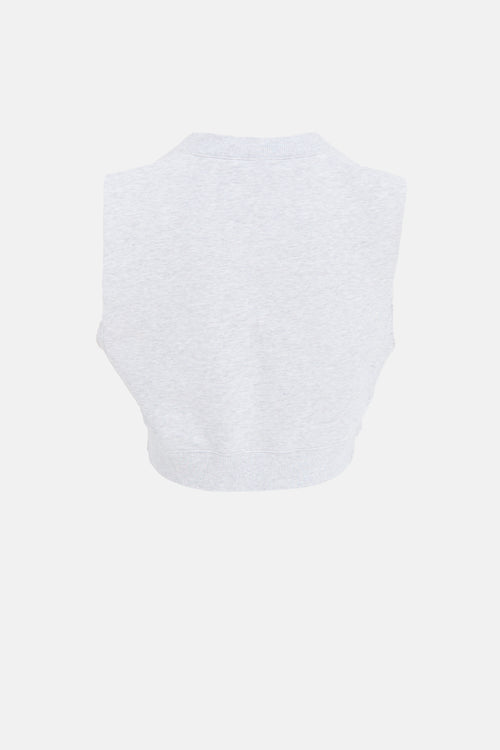 Miu Miu Cropped Logo Vest