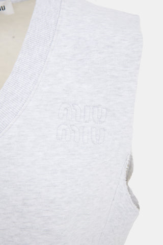 Miu Miu Cropped Logo Vest