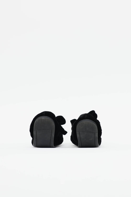 Miu Miu Velvet Scrunch Flat