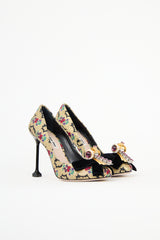 Miu Miu Fall 2016 Floral Brocade Pump