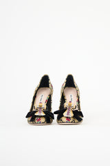 Miu Miu Fall 2016 Floral Brocade Pump