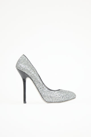 Miu Miu Glitter Pump