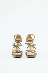 Miu Miu Pebbled Strappy Pump