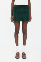 Miu Miu Corduroy Biliardo Mini Skirt
