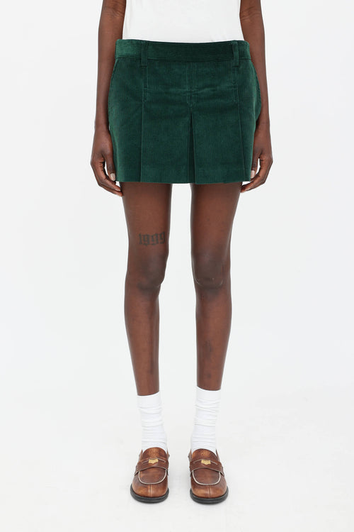 Miu Miu Corduroy Biliardo Mini Skirt