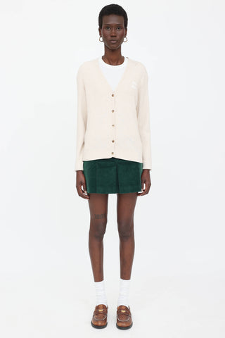 Miu Miu Corduroy Biliardo Mini Skirt