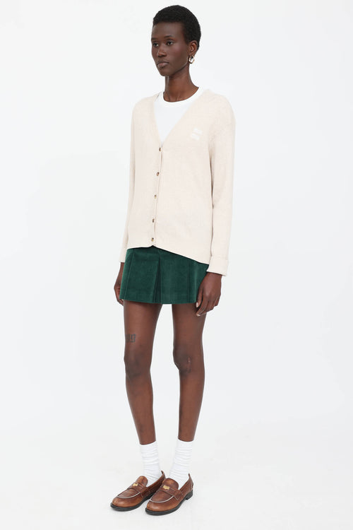 Miu Miu Corduroy Biliardo Mini Skirt