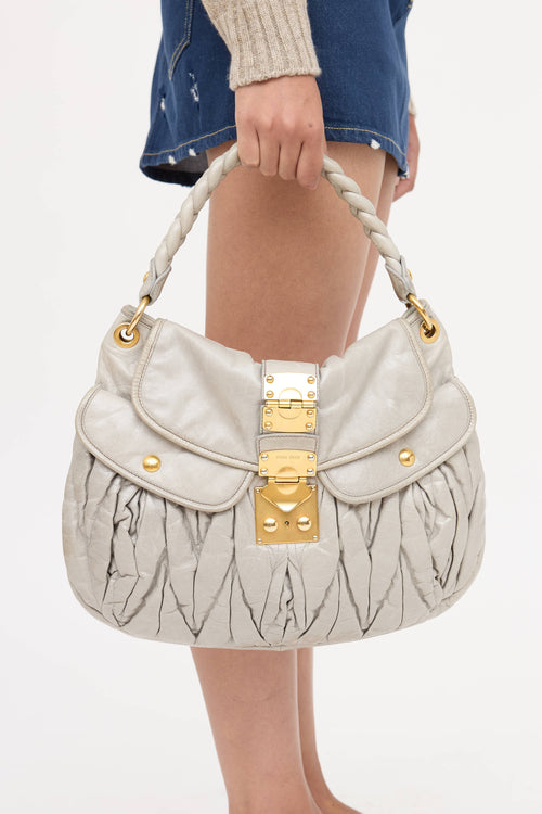 Miu Miu Matelasse Coffer Bag