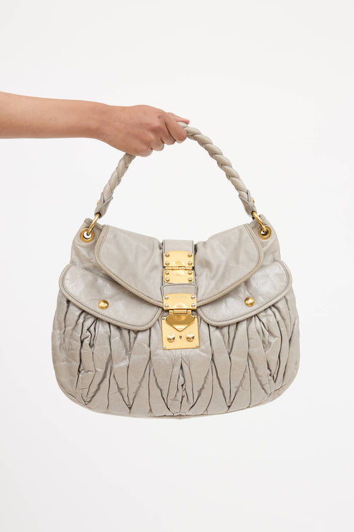 Miu Miu Matelasse Coffer Bag