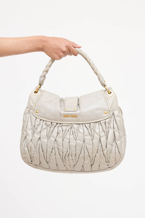 Miu Miu Matelasse Coffer Bag