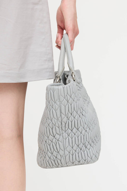 Nappa Mattelasse Crystal Tote Bag