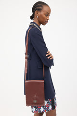 Miu Miu Leather Officer Crossbody Bag