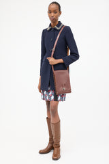 Miu Miu Leather Officer Crossbody Bag