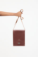 Miu Miu Leather Officer Crossbody Bag