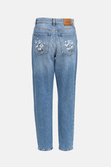 Miu Miu 2020 Floral Painted Jeans