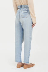 Miu Miu Paper Bag Logo Jeans