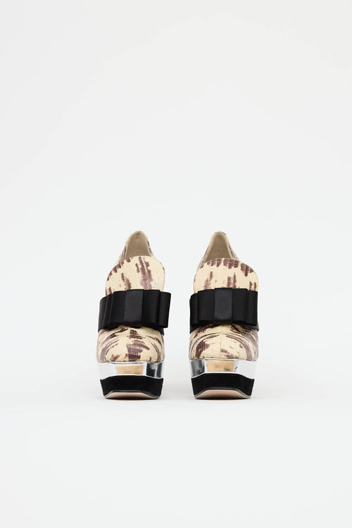 Miu Miu Bow Platform Pump