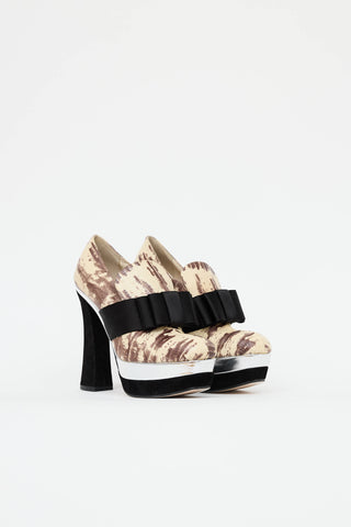 Miu Miu Bow Platform Pump