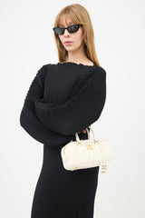 Miu Miu Matelasse Leather Arcadie Bag