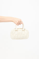 Miu Miu Matelasse Leather Mini Arcadie Bag