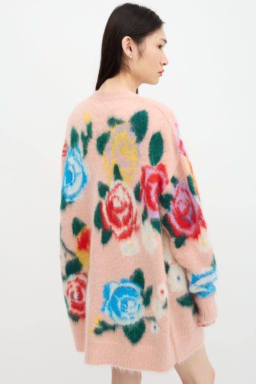 Miu Miu Mohair Floral Cardigan