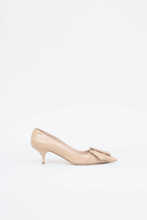 Miu Miu Patent Buckle Heel
