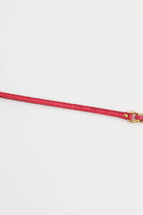 Miu Miu Leather & Chain Link Belt