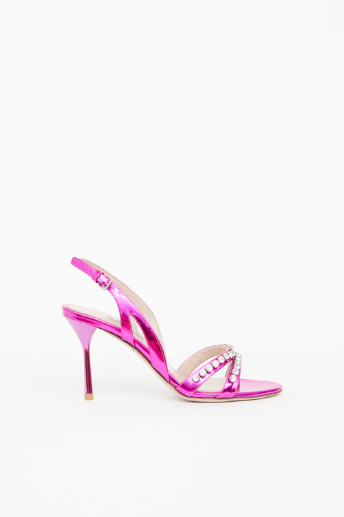 Crystal Embellished Heel