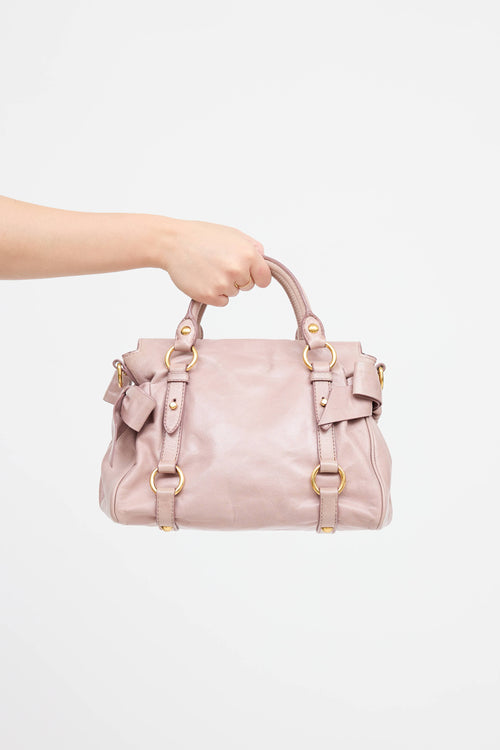 Miu Miu Vitello Lux Bow Bag