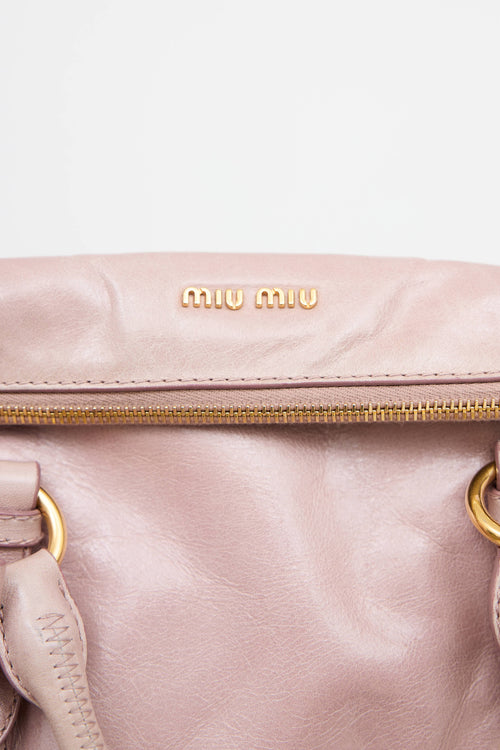 Miu Miu Vitello Lux Bow Bag