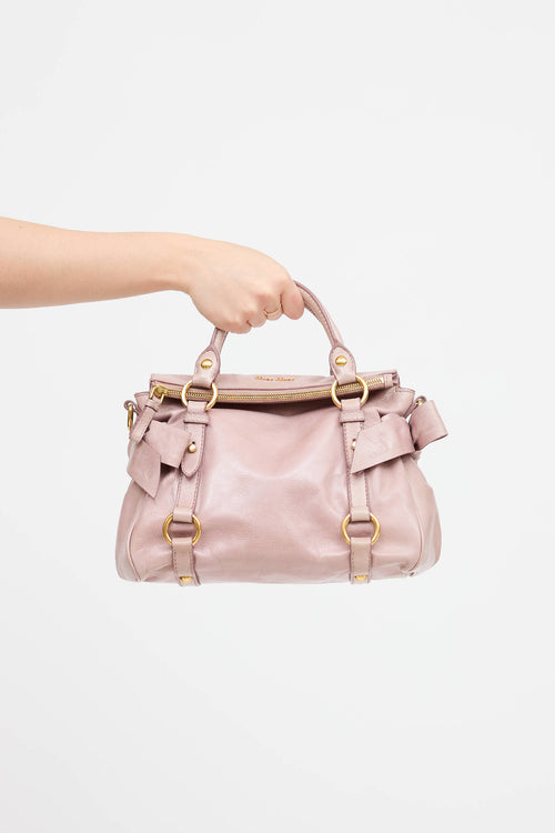Miu Miu Vitello Lux Bow Bag
