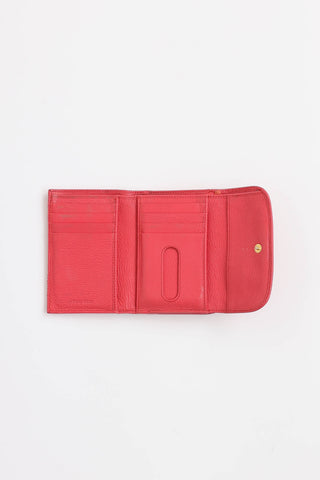 Miu Miu Madras Compact Wallet