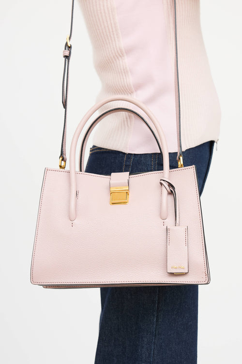 Miu Miu 2016 Leather Madras Bag