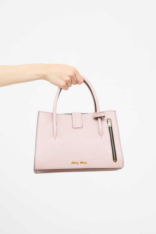 Miu Miu 2016 Leather Madras Bag