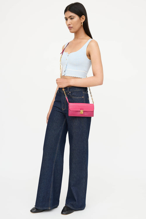Miu Miu Bicolor Madras Chain