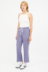 Miu Miu Purple Straight Leg Trouser