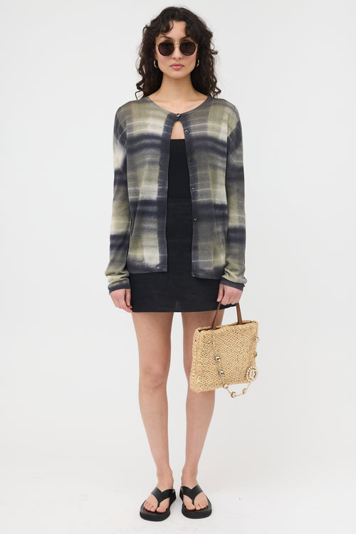 Miu Miu Raffia & Crystal Bag