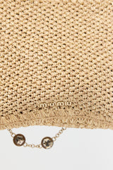 Miu Miu Raffia & Crystal Bag