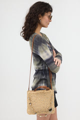 Miu Miu Raffia & Crystal Bag