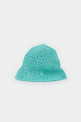 Miu Miu Raffia Logo Bucket Hat
