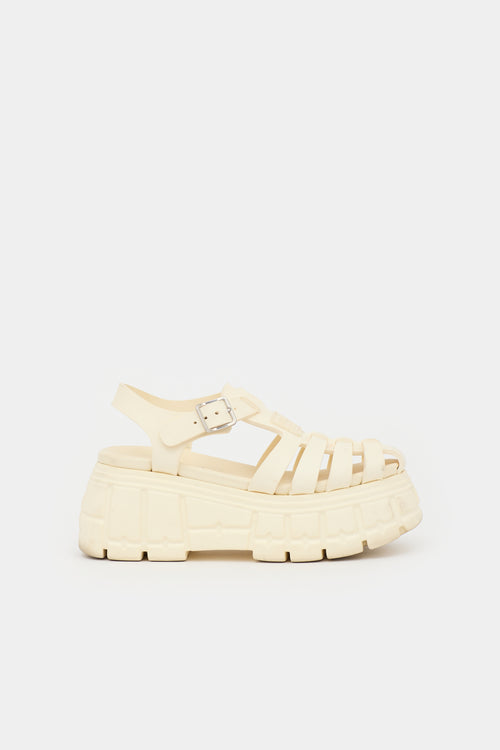 Miu Miu Rubber Fisherman Sandal